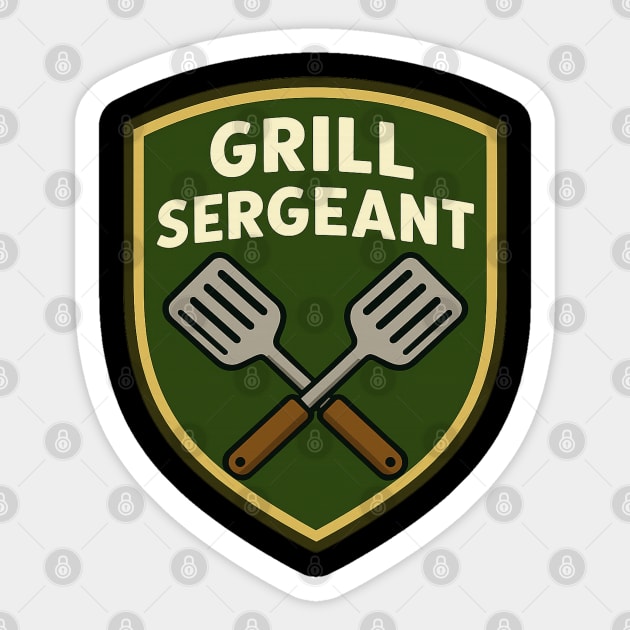 Grill Sergeant Sticker by Stylecombinator
